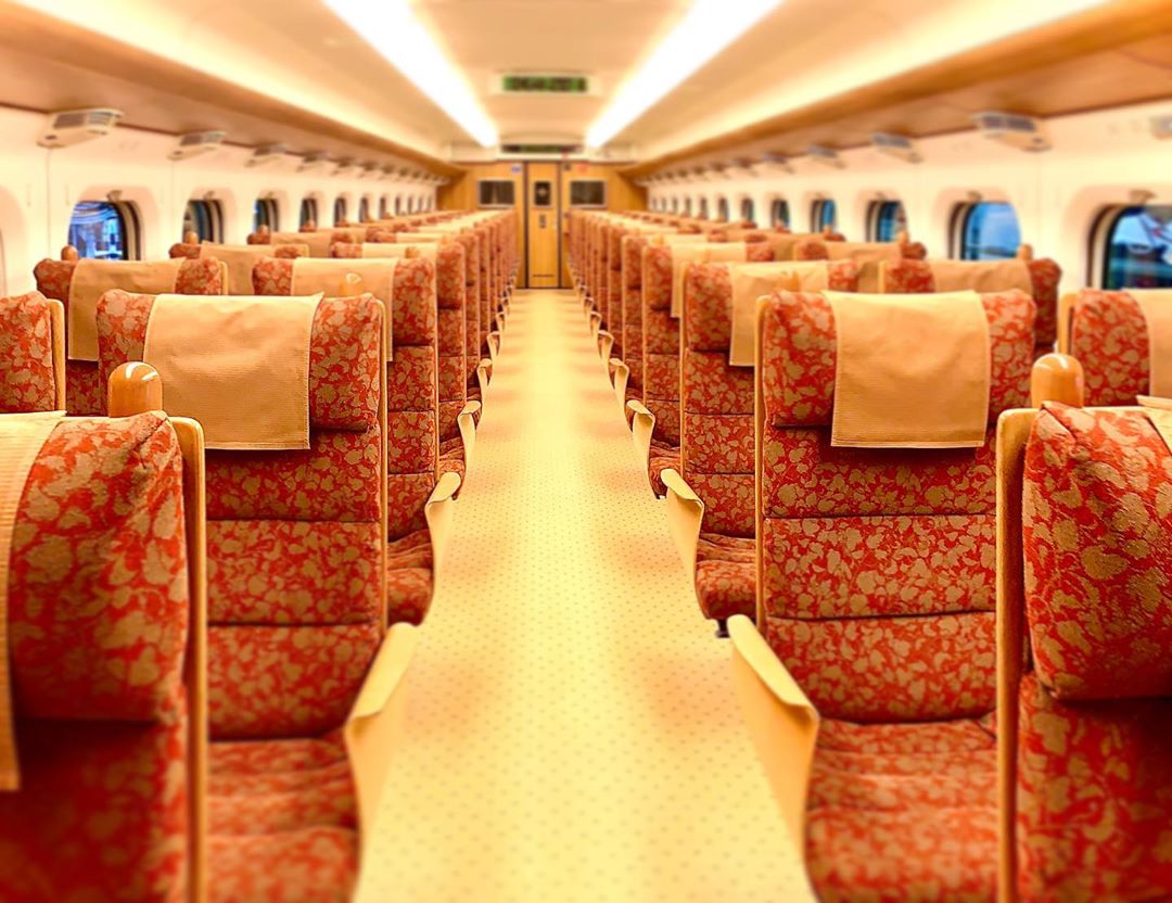 Ghế Non Reserved trên tàu Shinkansen